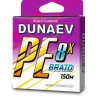 Плетёный шнур DUNAEV Braid PE X8 150м 0.26мм 18.10кг