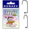 Крючок DUNAEV Trout Super Worm #8 7шт/уп