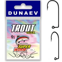 Крючок DUNAEV Trout Super Worm #8 7шт/уп
