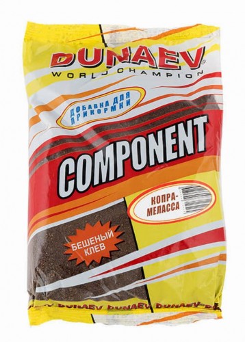 Прикормка DUNAEV Компонент 0.5 кг Копра Меласса