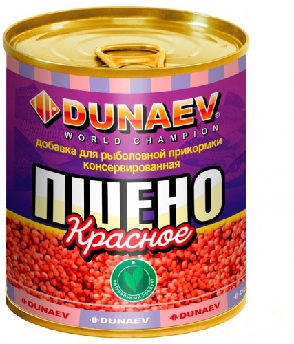 Добавка для прикормки металлобанка DUNAEV Пшено Красное 320мл