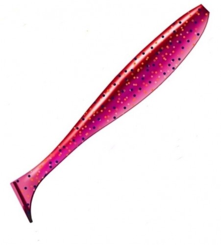 Виброхвост ZUB Izi 50мм цвет 130 маджента с блестками 10шт/уп