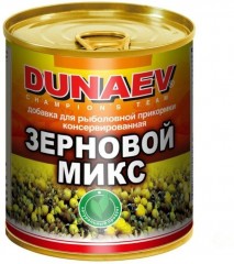 Добавка для прикормки металлобанка DUNAEV Зерновой Микс 320мл