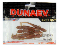 Приманка DS-ROCKER 75мм 6шт/уп, цвет (911) м.масло красное, блестки красные