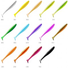 Виброхвост ZUB Izi 50мм цвет 201 оранжевый 10шт/уп