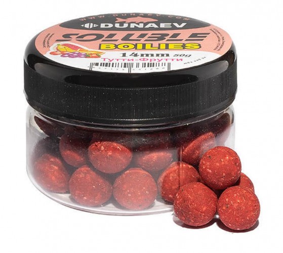 Бойлы DUNAEV Пылящие 14мм Тутти-Фрутти