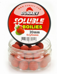 Бойлы DUNAEV Пылящие 20мм Клубника