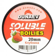 Бойлы DUNAEV Пылящие 20мм Клубника