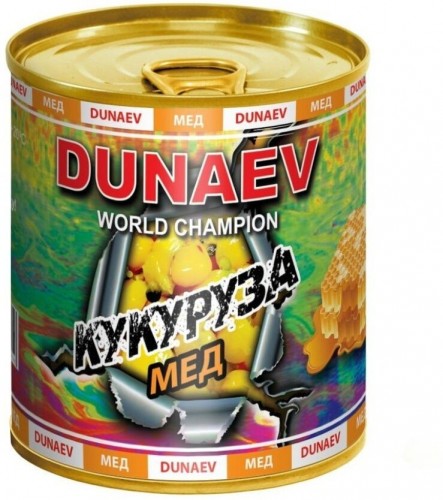 Добавка для прикормки металлобанка DUNAEV Кукуруза Мед 320мл