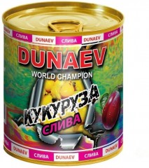 Добавка для прикормки металлобанка DUNAEV Кукуруза Слива 320мл
