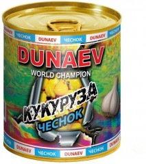 Добавка для прикормки металлобанка DUNAEV Кукуруза Чеснок 320мл