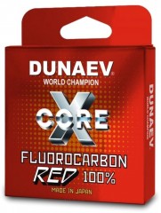 Флюорокарбон DUNAEV X-Core Fluorocarbon 100% RED 100м 0.285мм