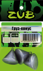 Груз ZUB Конус 18г. 4шт/уп