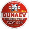 Флюорокарбон DUNAEV X-Core Fluorocarbon 100% RED 100м 0.330мм