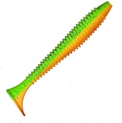 Виброхвост ZUB Swing 200мм цвет 022 зелено-оранжевый 2шт/уп