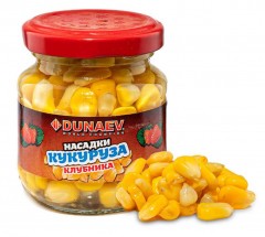 Насадка стеклобанка DUNAEV Кукуруза Клубника 100мл