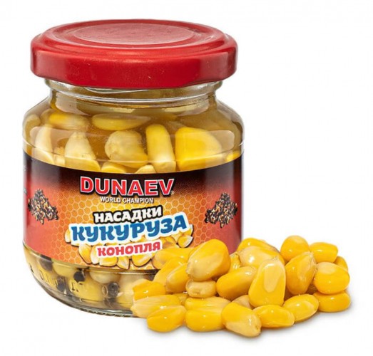 Насадка стеклобанка DUNAEV Кукуруза Конопля 100мл