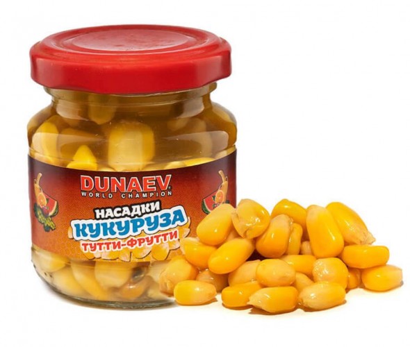 Насадка стеклобанка DUNAEV Кукуруза Тутти-Фрутти 100мл