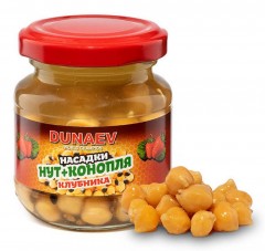 Насадка стеклобанка DUNAEV Нут+Конопля 100мл Клубника
