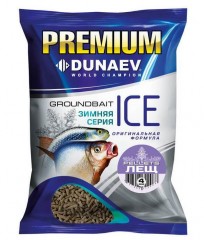 Прикормка DUNAEV Ice-Pellets 0.9кг, 4мм Лещ