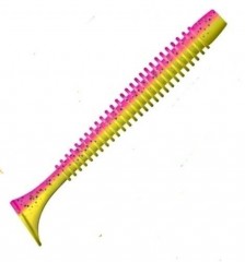 Виброхвост ZUB Swing 87мм цвет 023 желто-розовый 5шт/уп