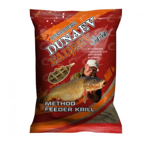 Прикормка DUNAEV-FADEEV 1кг Method Feeder Krill