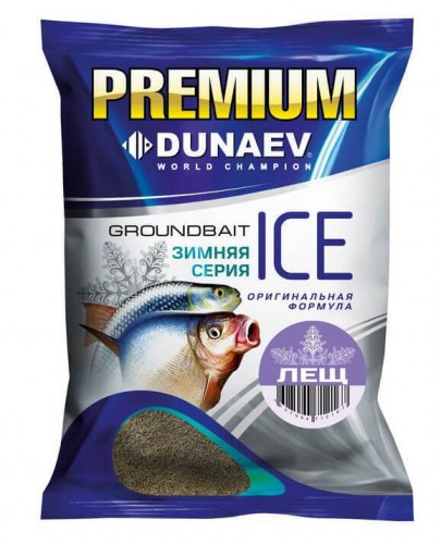 Прикормка DUNAEV Ice Premium 0.9кг Лещ