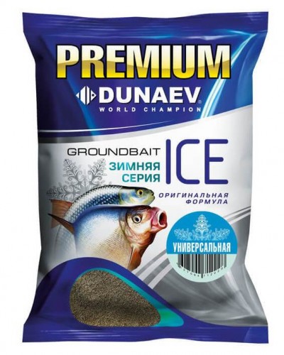 Прикормка DUNAEV Ice Premium 0.9кг Универсальная